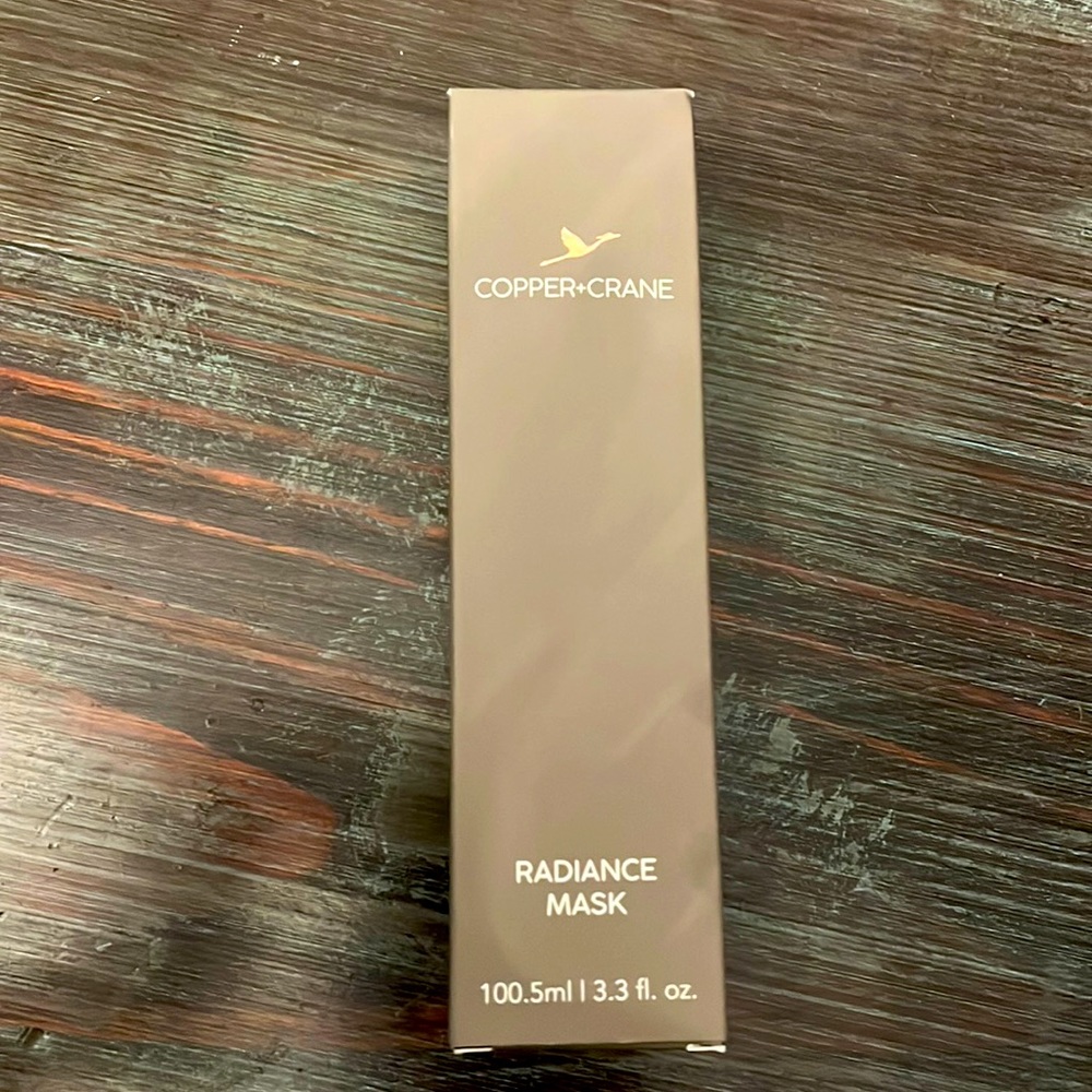 New Sealed Copper +Crane Radiance Mask 3.30z.